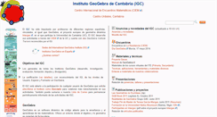 Desktop Screenshot of geogebra.es