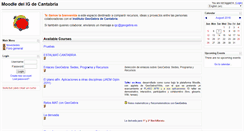 Desktop Screenshot of moodle.geogebra.es