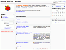 Tablet Screenshot of moodle.geogebra.es